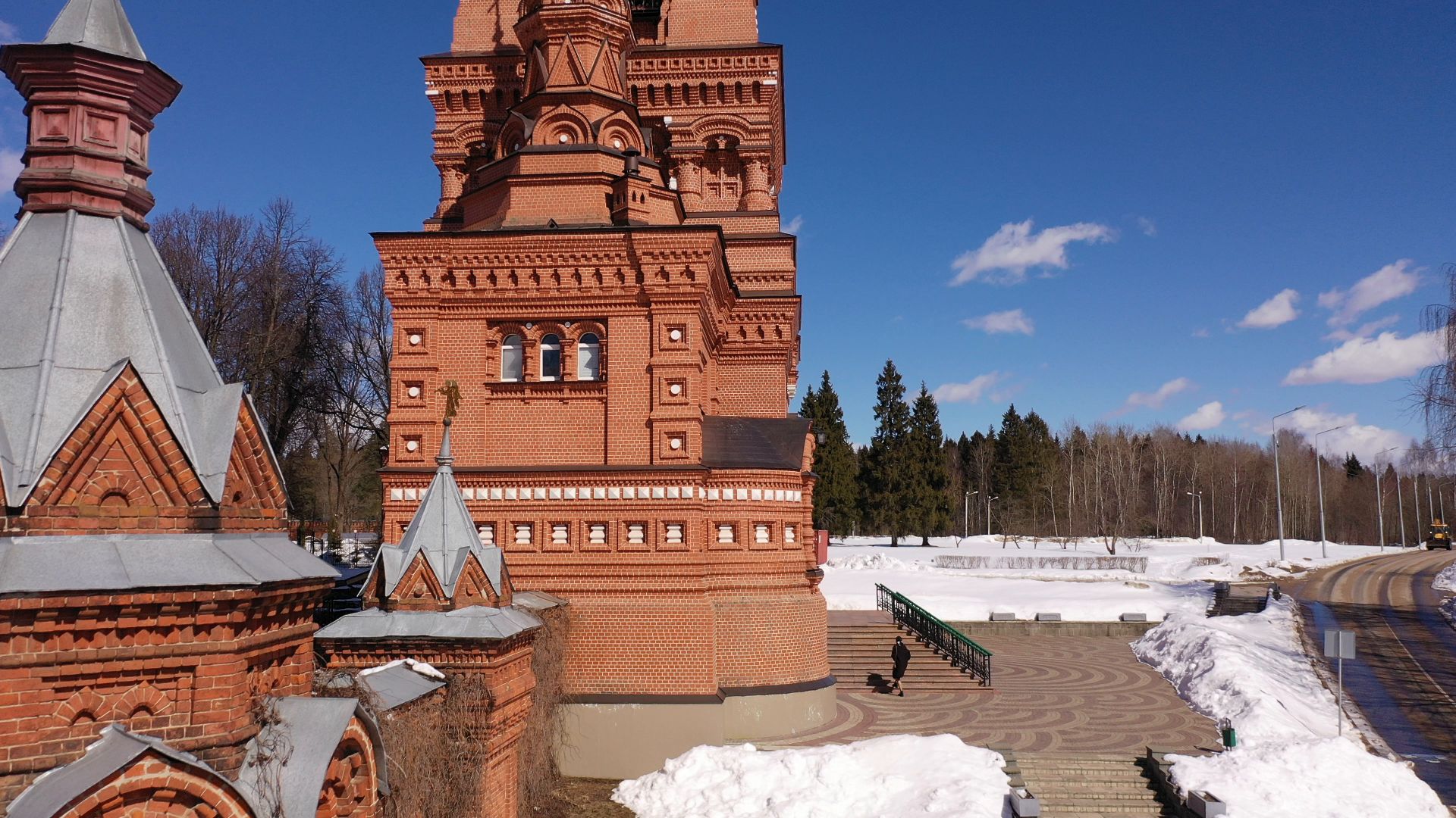 видео с коптера, сергиев посад, города, культура,