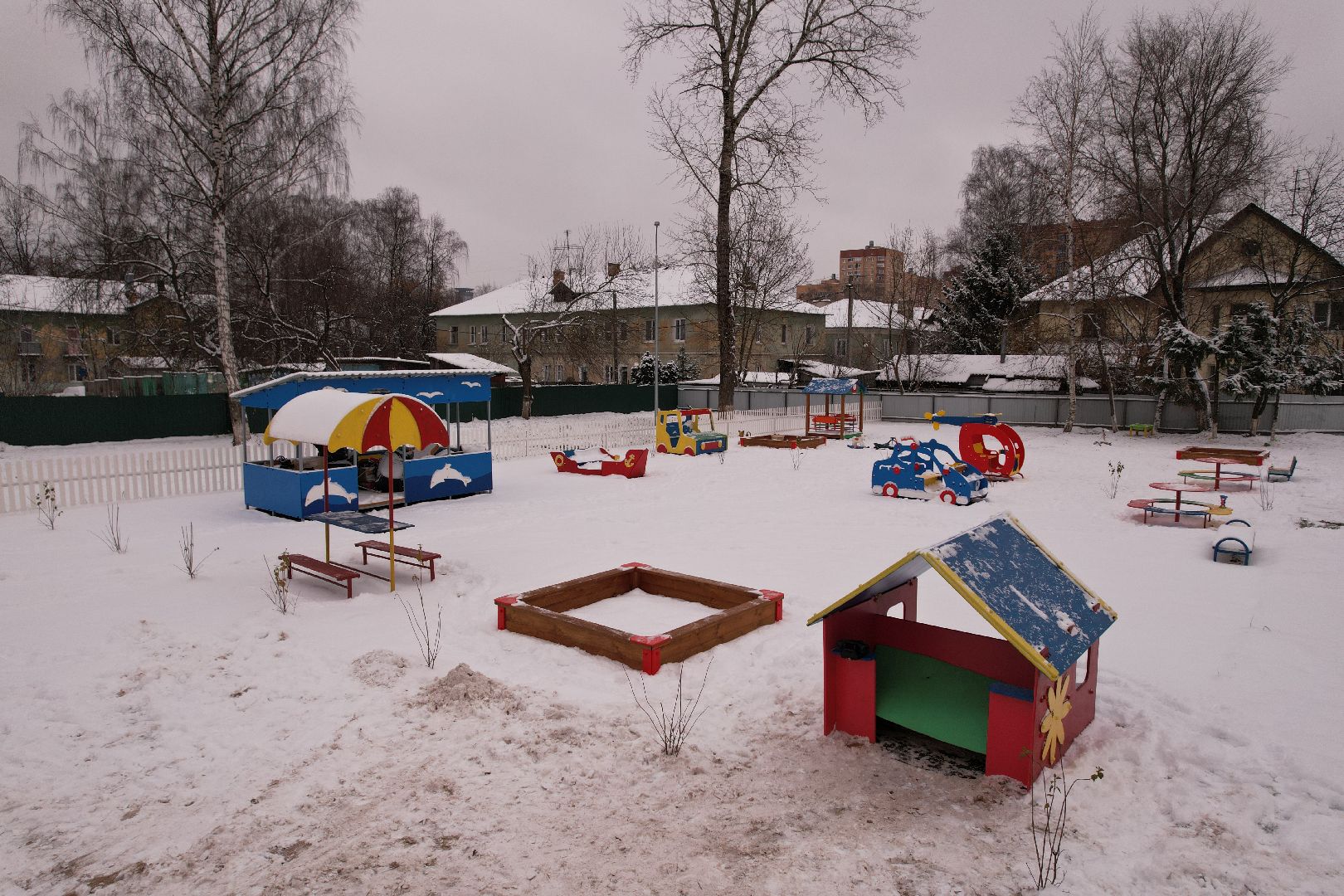 видео с коптера, щёлково, строительство, детский сад,
