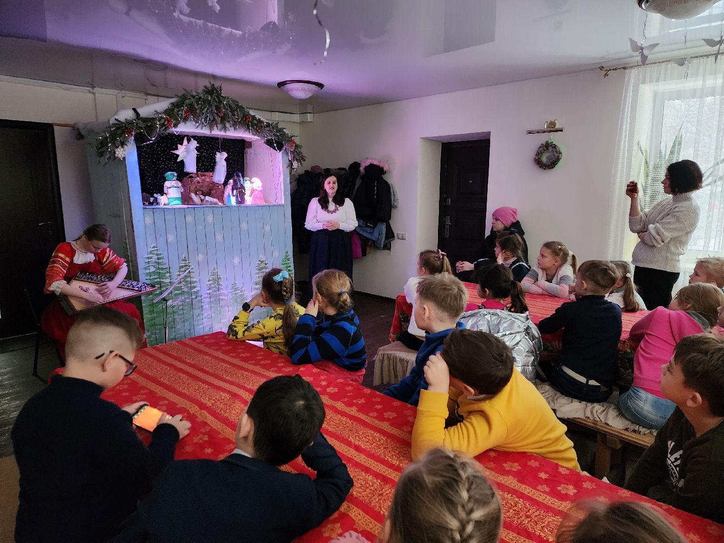 пушкино, рождество, дети, программа, веселые старты, спектакль,