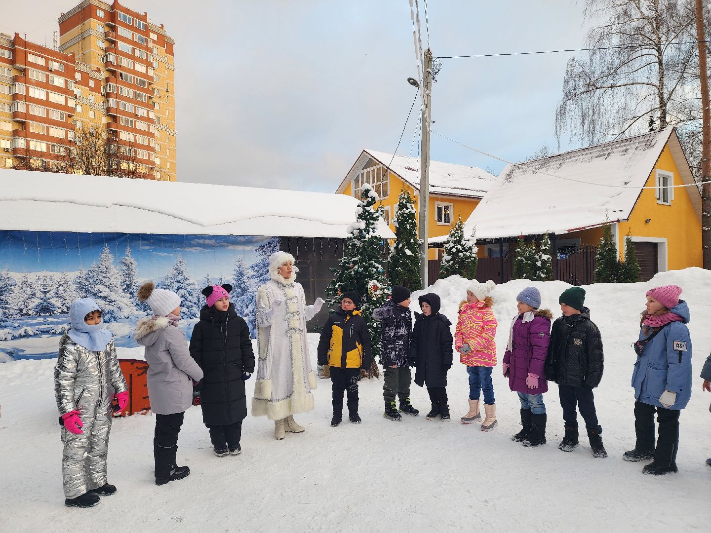 пушкино, рождество, дети, программа, веселые старты, спектакль,