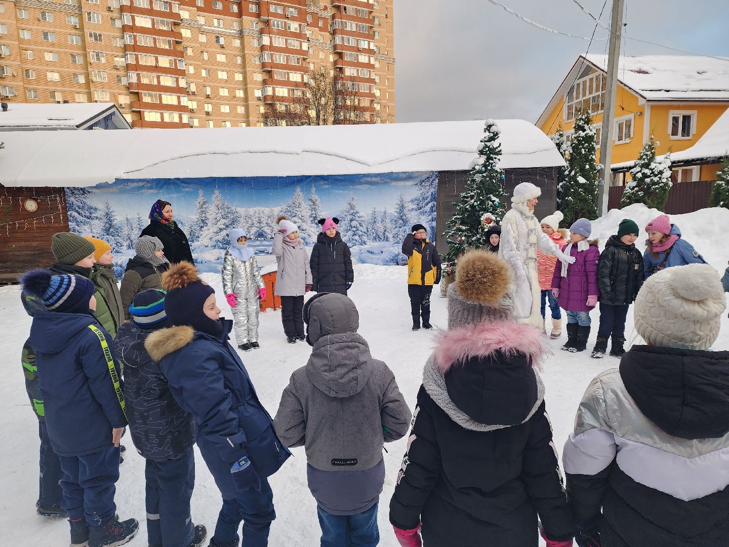 пушкино, рождество, дети, программа, веселые старты, спектакль,