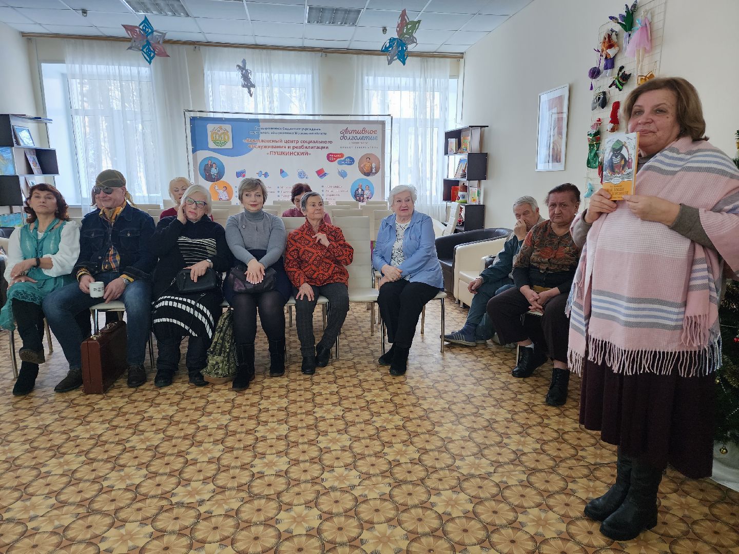 пушкино, активное долголетие, зимние традиции, праздничное настроение,