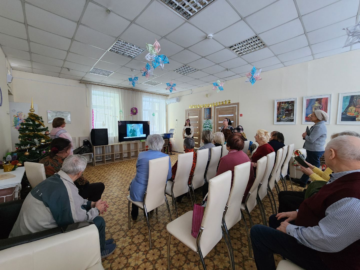 пушкино, активное долголетие, зимние традиции, праздничное настроение,