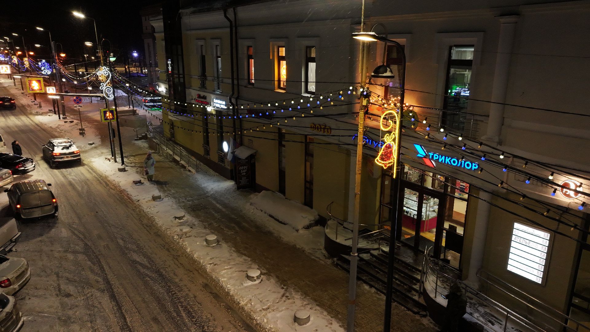 видео с коптера, звенигород, благоустройство,