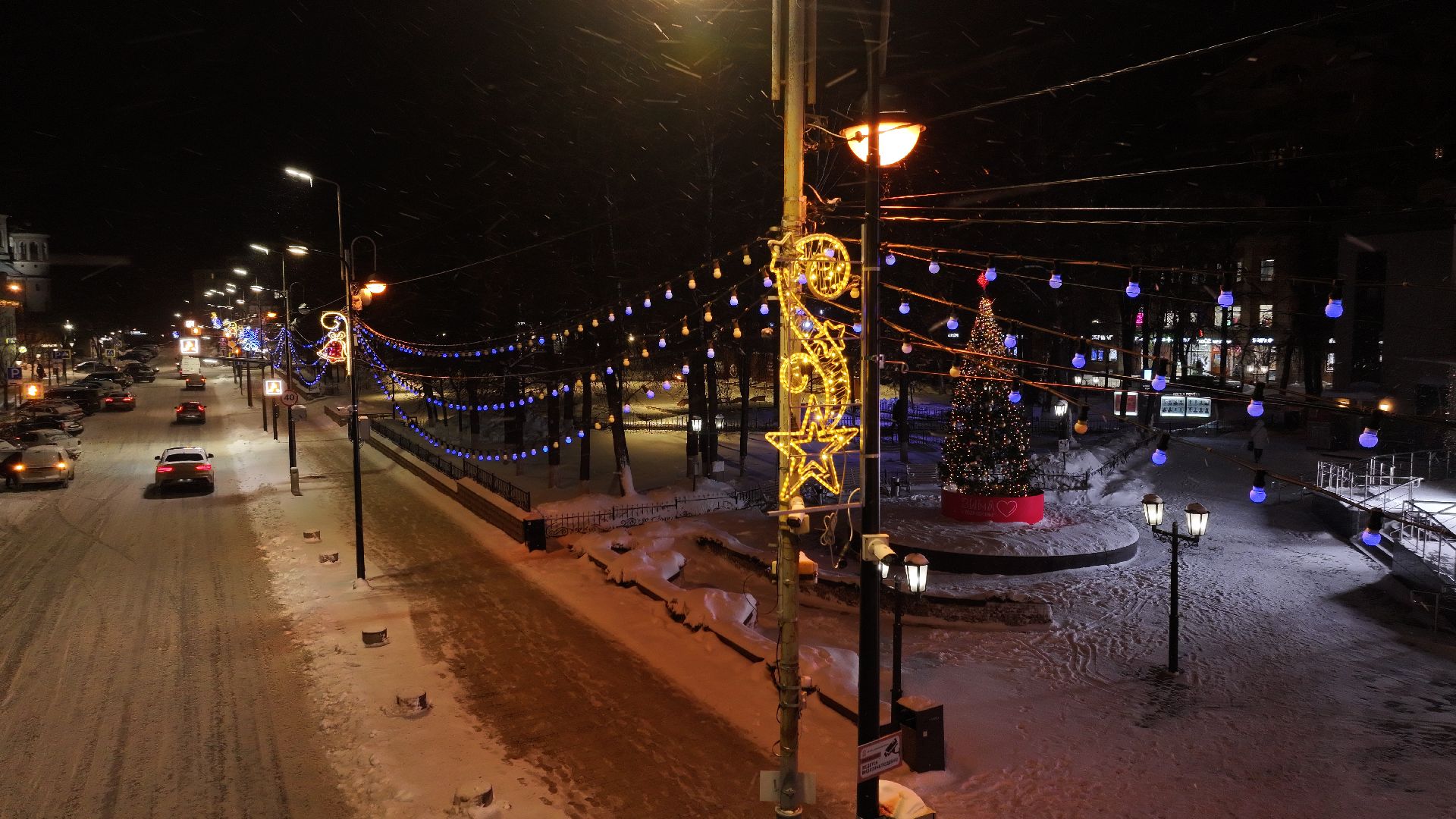 видео с коптера, звенигород, благоустройство,