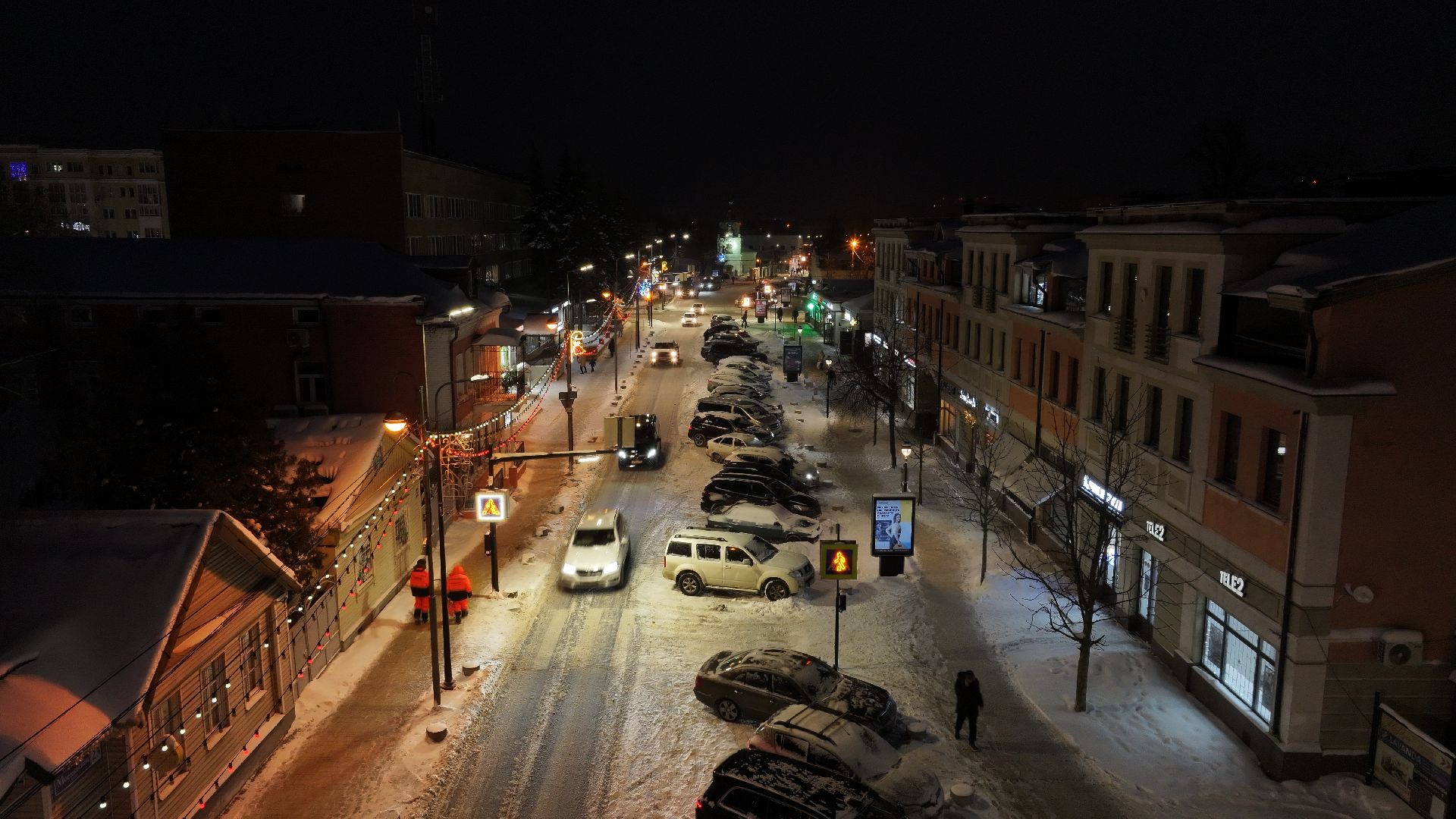 видео с коптера, звенигород, благоустройство,