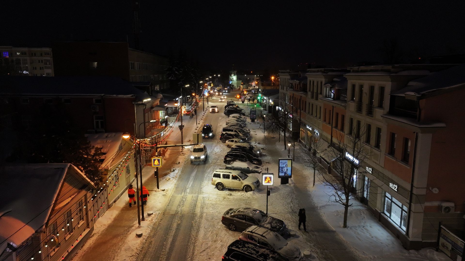 видео с коптера, звенигород, благоустройство,