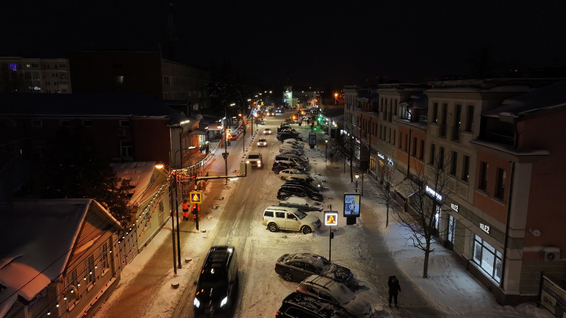 видео с коптера, звенигород, благоустройство,