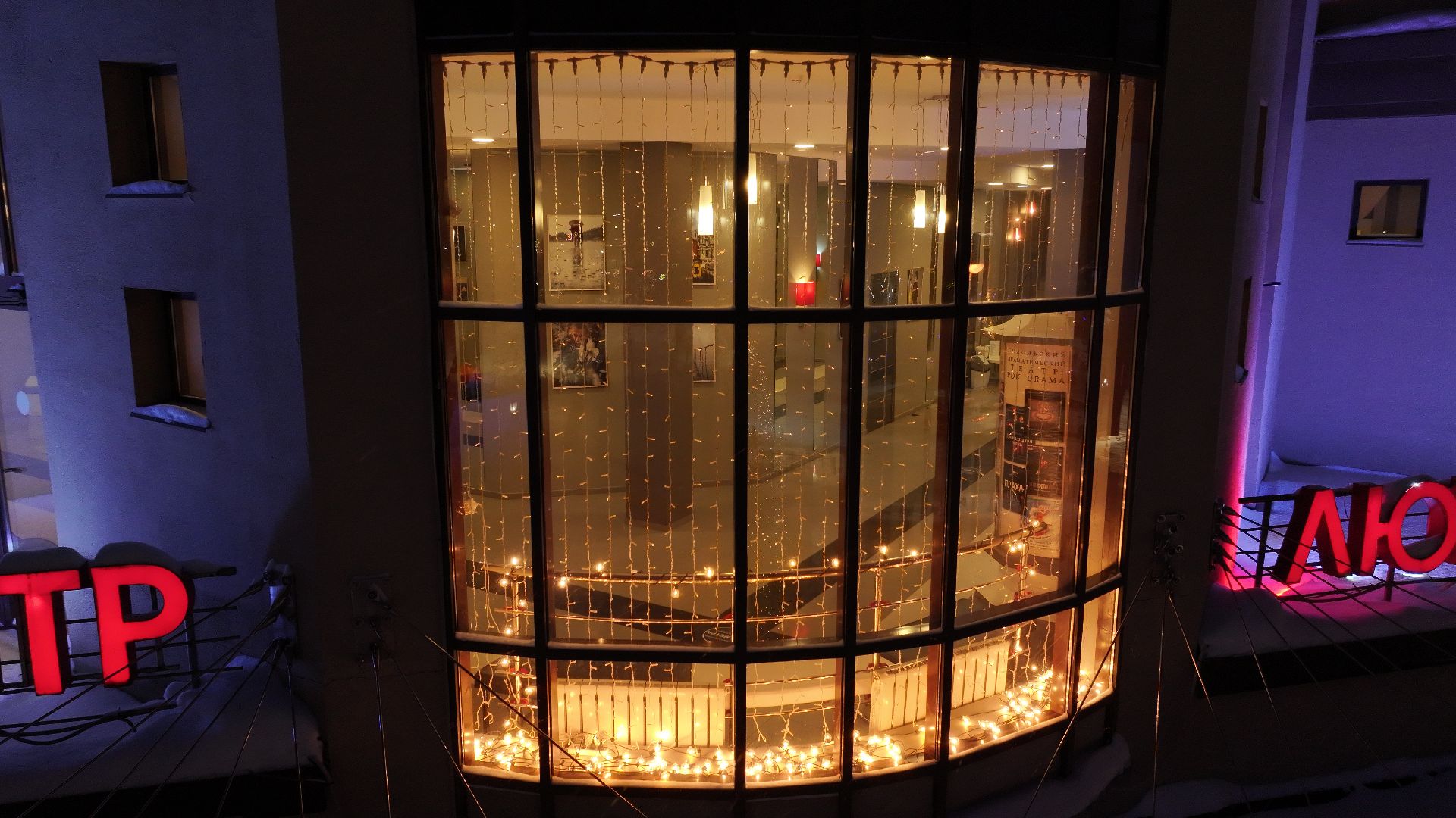 видео с коптера, звенигород, благоустройство, зима в подмосковье,