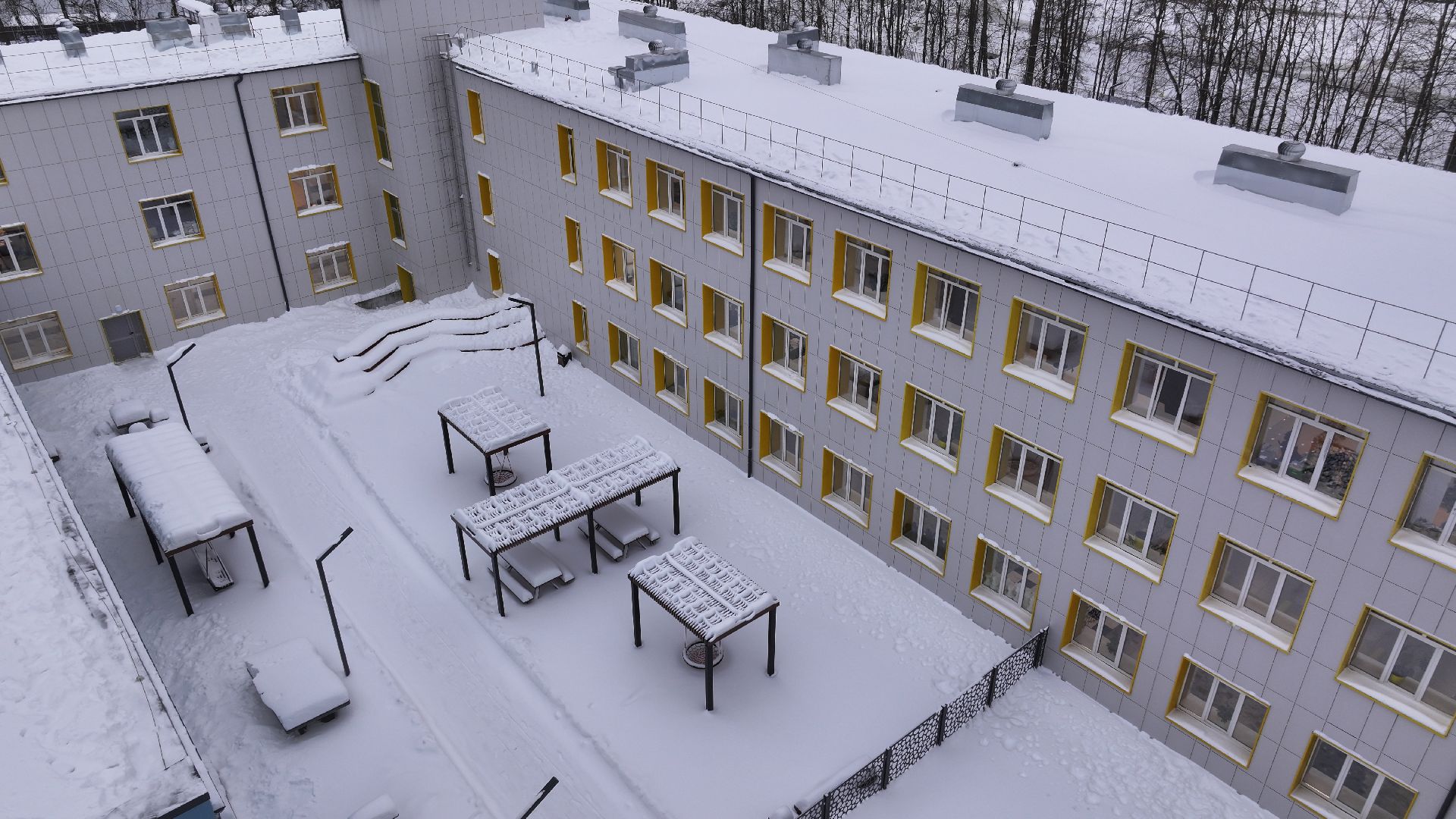 видео с коптера, звенигород, образование, благоустройство,