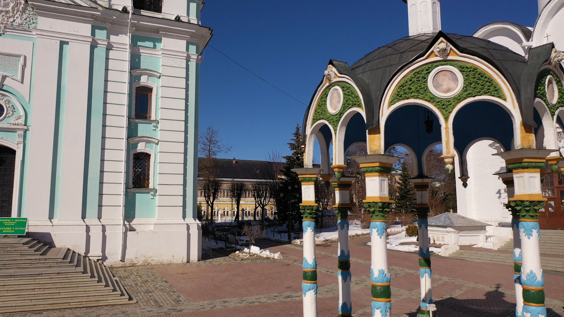 видео с коптера, архитектура, сергиев посад,