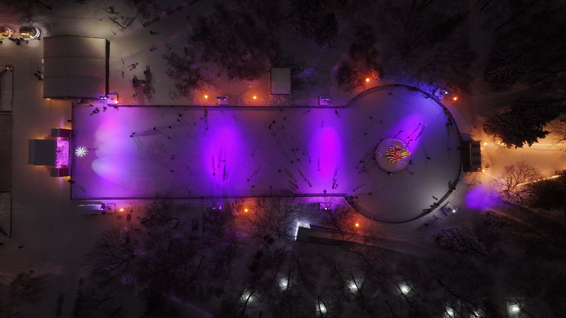 химки, видео с коптера, зима в подмосковье, благоустройство,