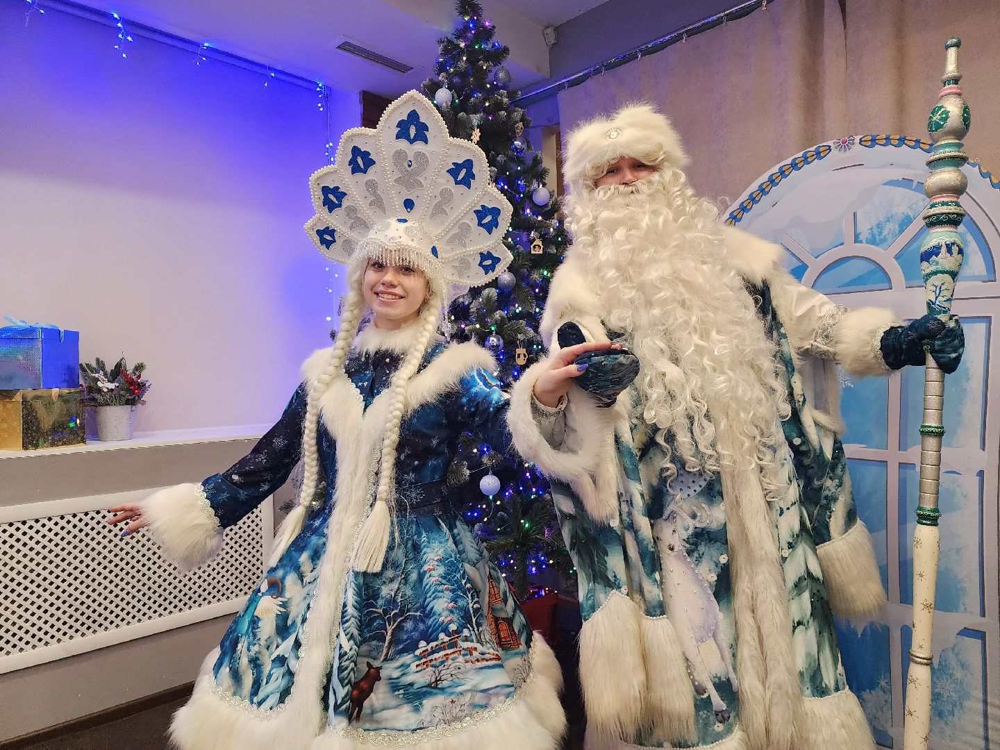 Новый год, новогодние каникулы, Дед Мороз и Снегурочка, Ногинск, Богородский городской округ,