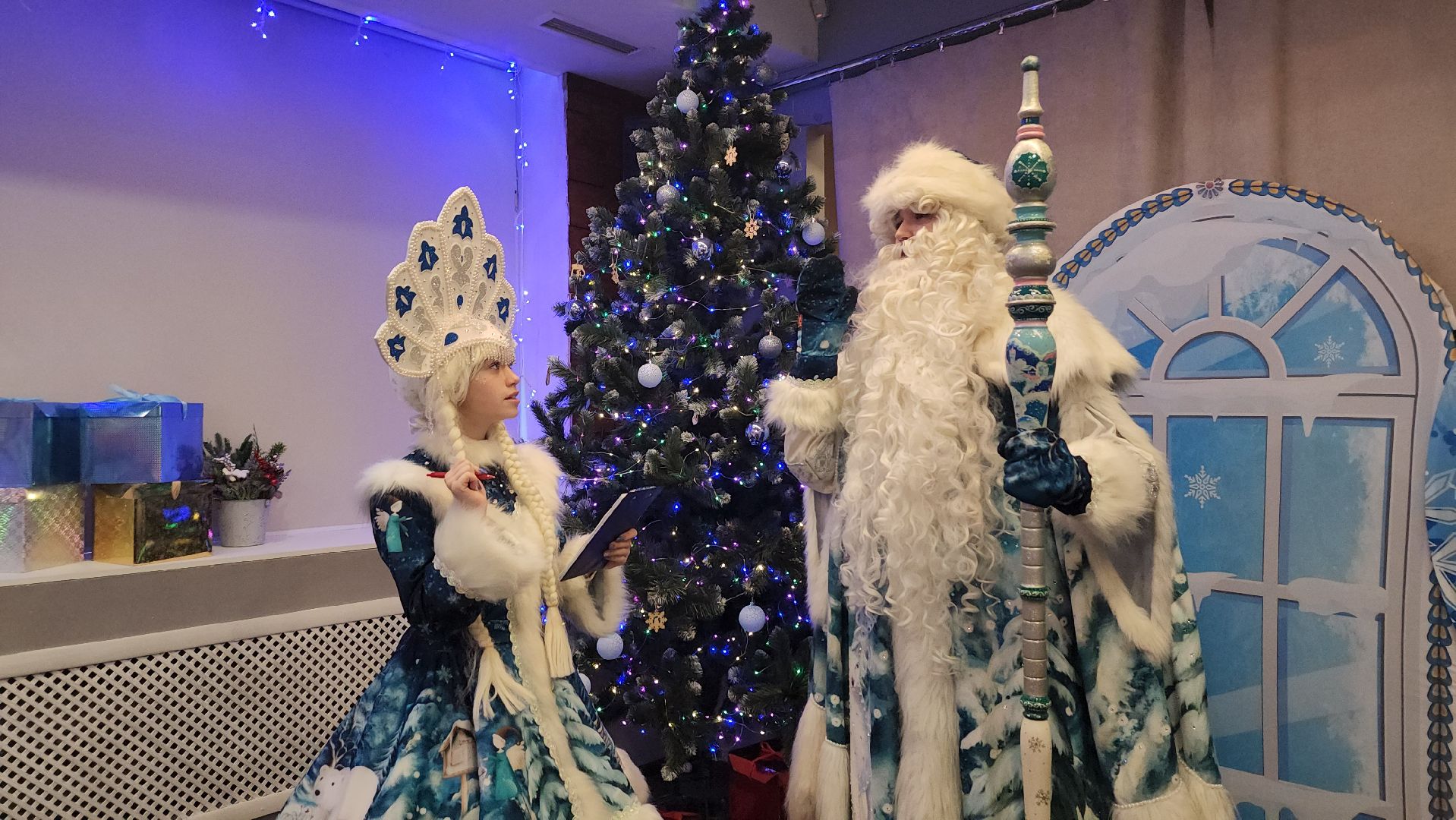 Новый год, новогодние каникулы, Дед Мороз и Снегурочка, Ногинск, Богородский городской округ,