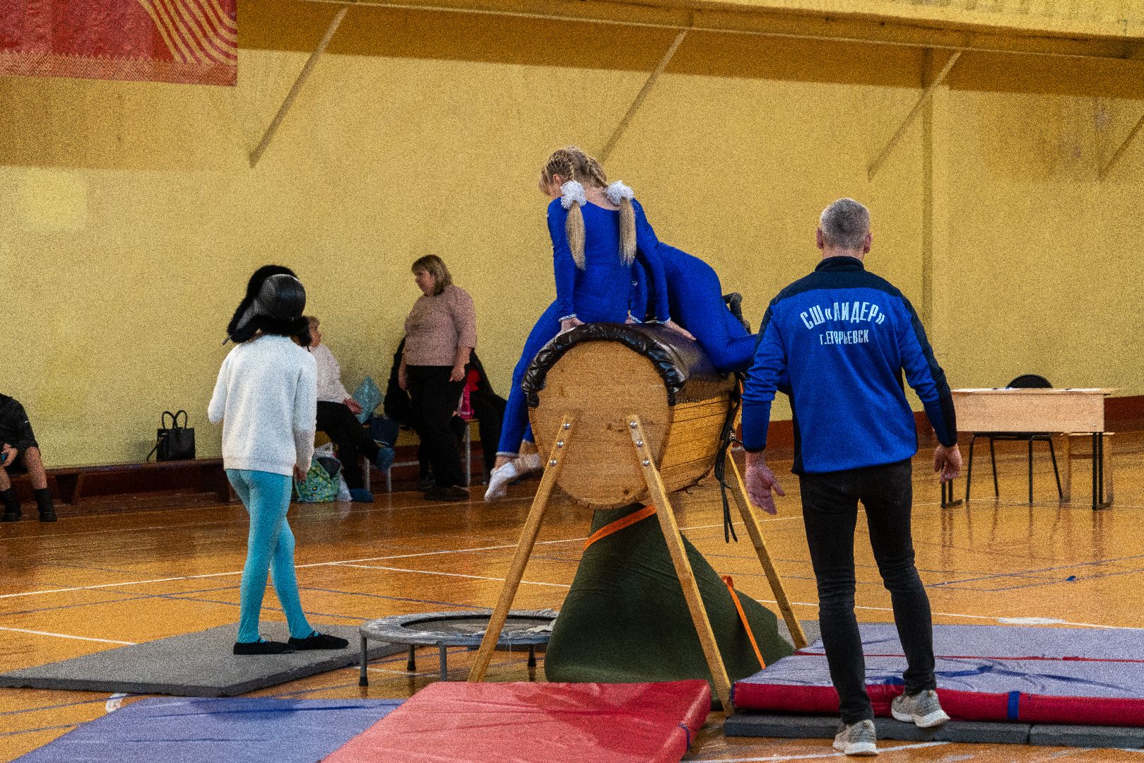 Егорьевск, конный спорт, вольтижировка, зимние узоры