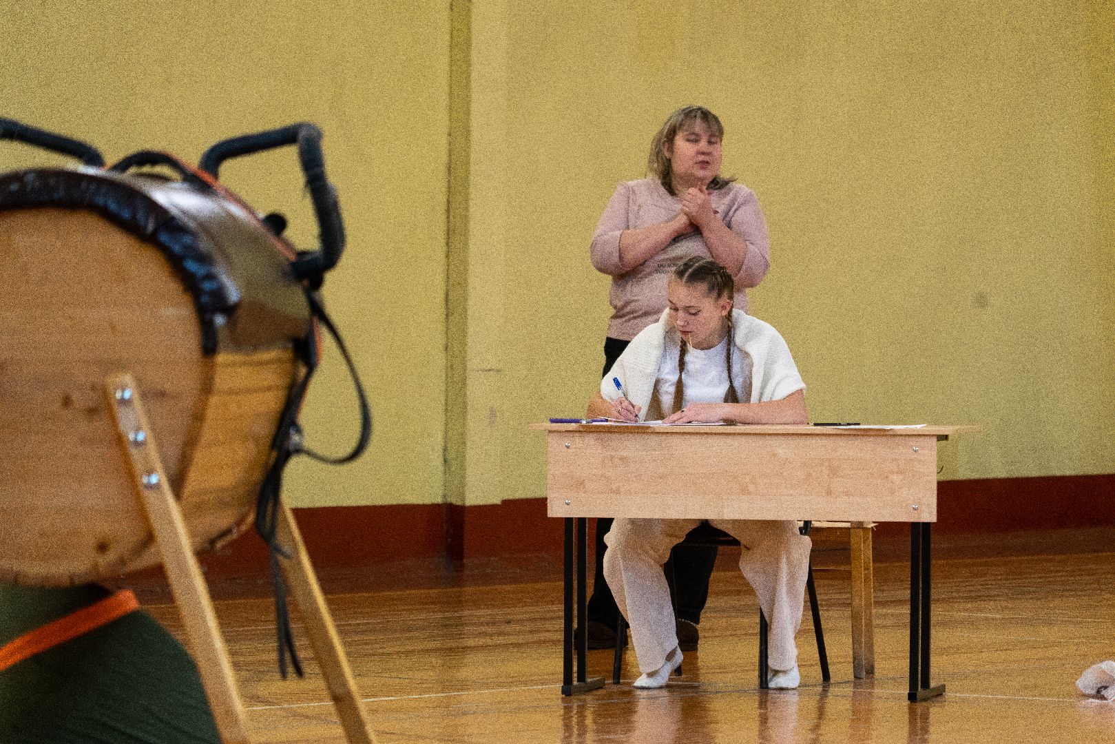 Егорьевск, конный спорт, вольтижировка, зимние узоры