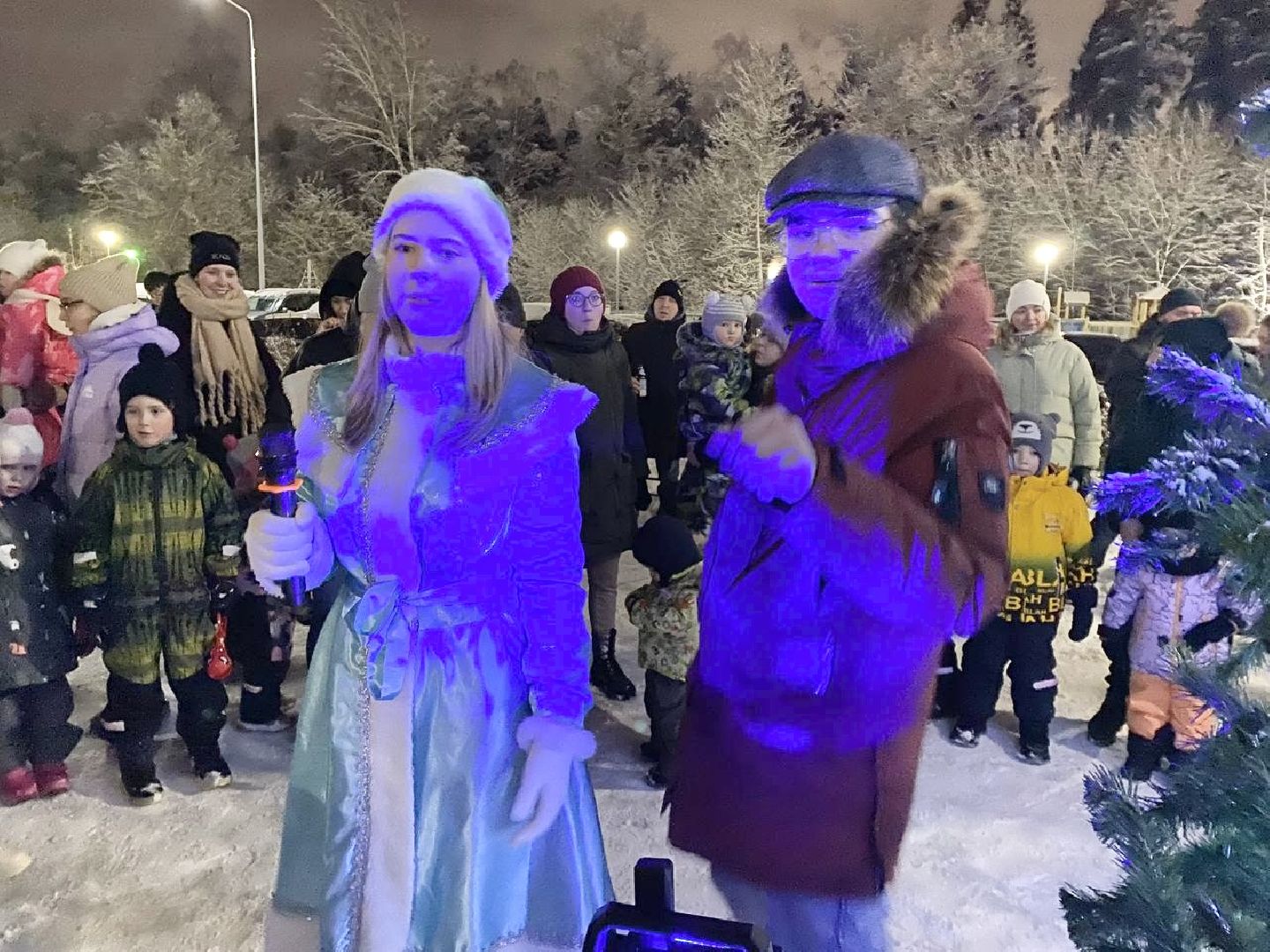 Балашиха, Подмосковье, Новый год, Елки, Микрорайон Павлино,