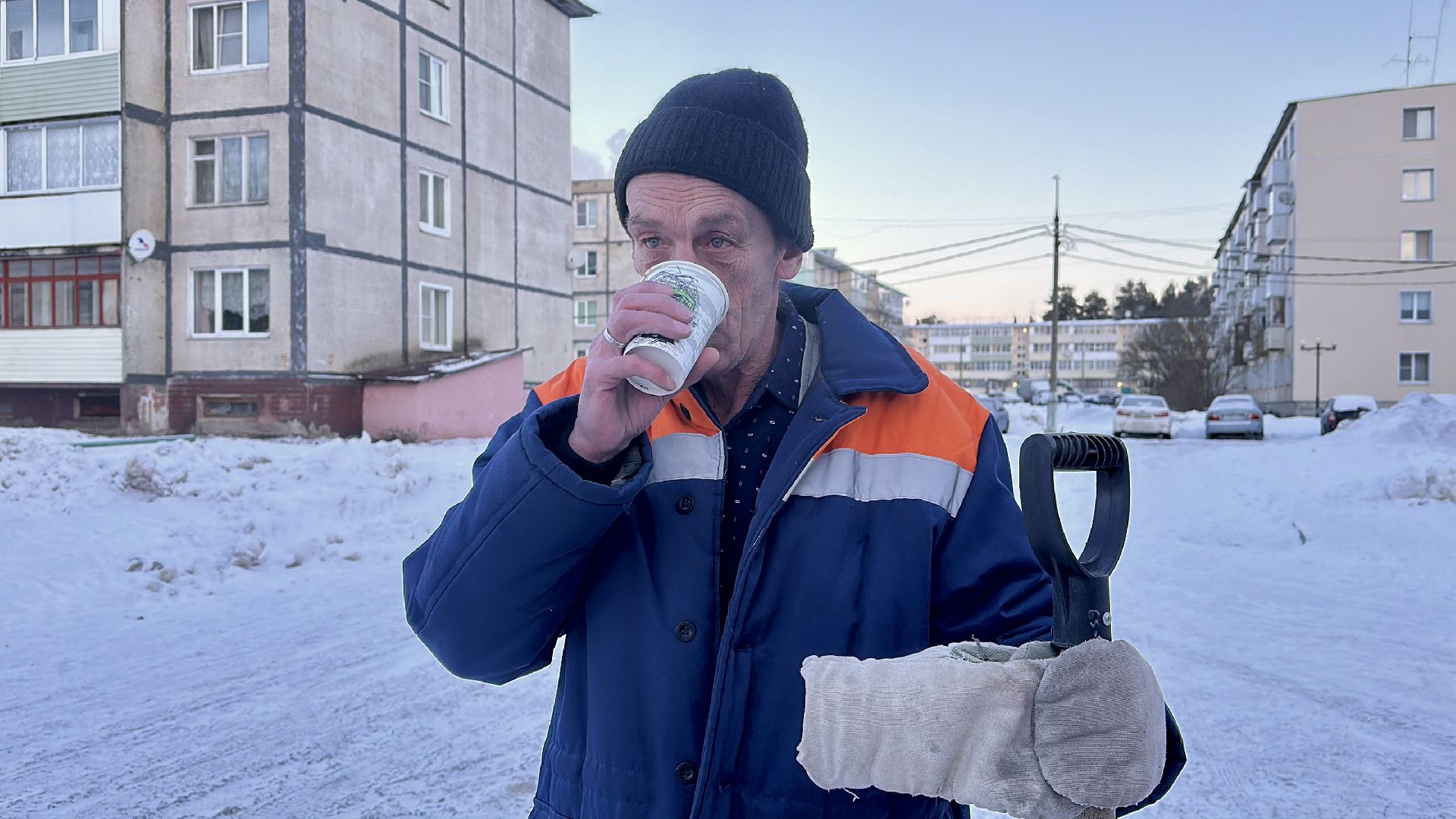 Клин, общество, дворники, зима, благоустройство, ЖКХ,