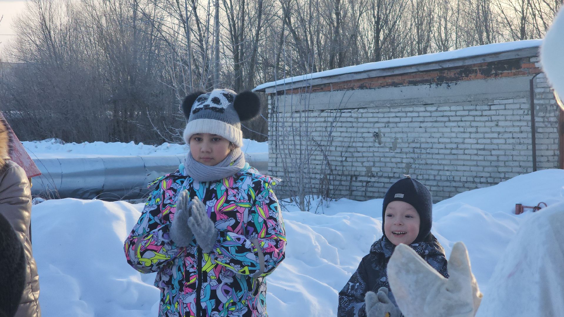 Дети, Праздник, Городской округ Павловский Посад, Деревня, Кузнецы, Дед Мороз,
