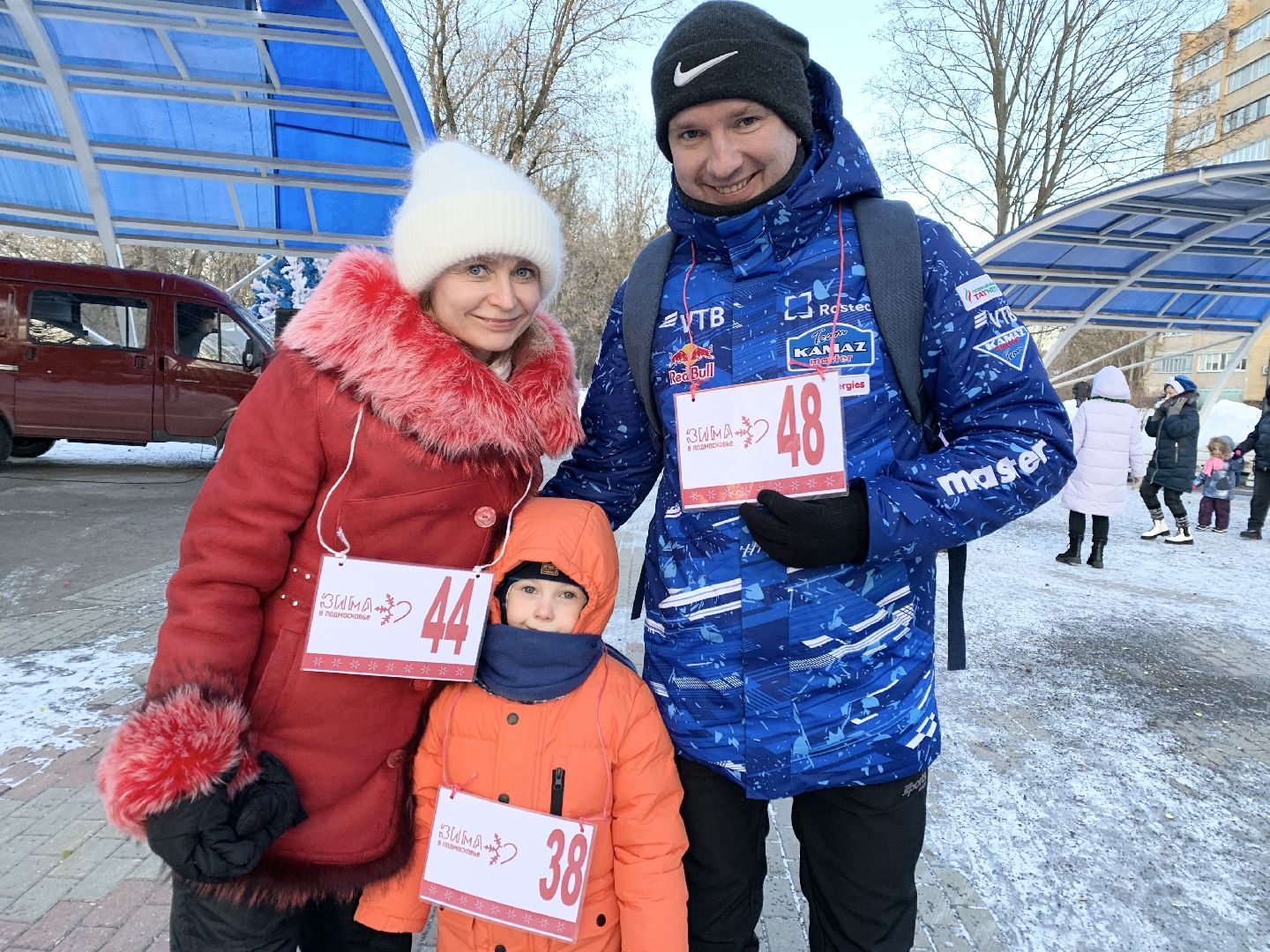 Балашиха, Подмосковье, Новогодний забег, Парк Заречная, Морозы,