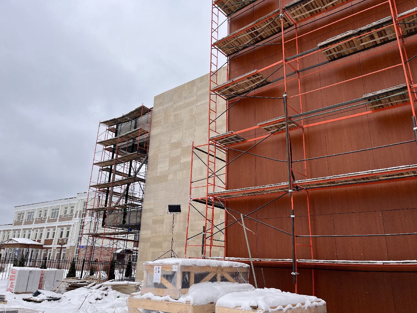 шаховская, строительство, стройка,