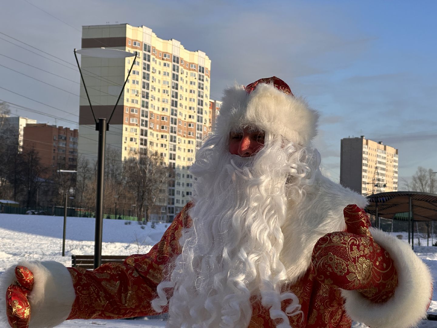 Одинцово, Сквер Союзный, парки подмосковья, зима в подмосковье,