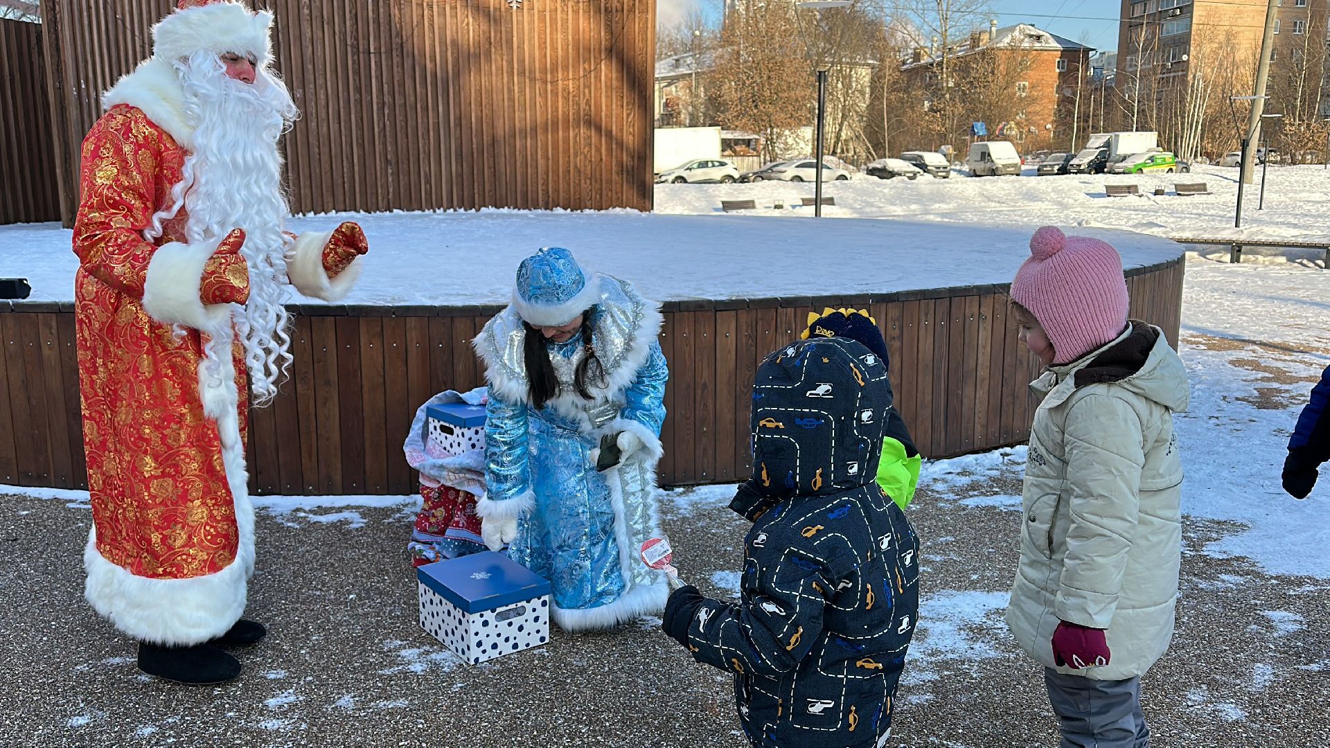 Одинцово, Сквер Союзный, парки подмосковья, зима в подмосковье,