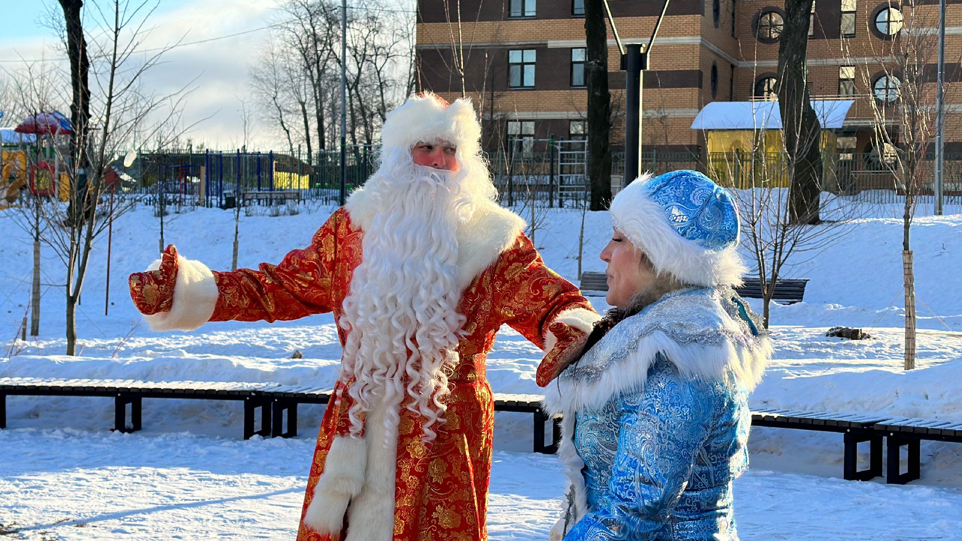 Одинцово, Сквер Союзный, парки подмосковья, зима в подмосковье,