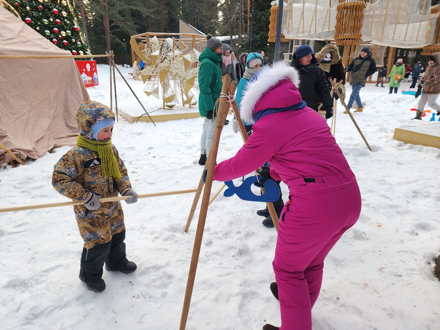 зима в подмосковье, парки подмосковья, фестиваль,