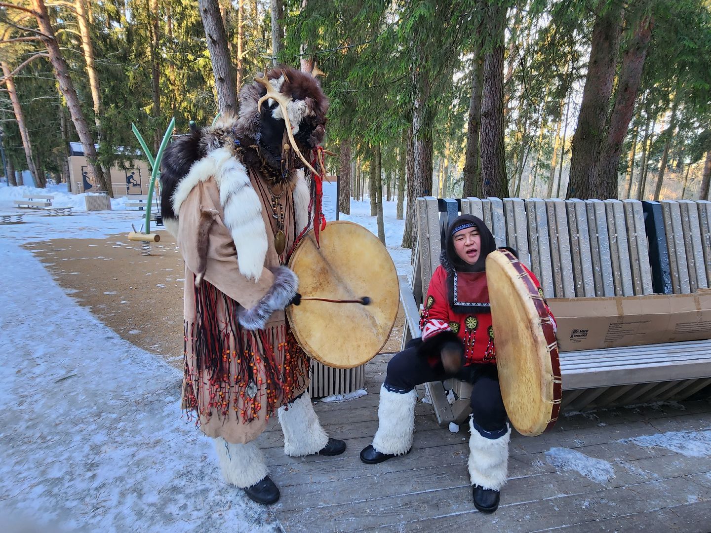 зима в подмосковье, парки подмосковья, фестиваль,