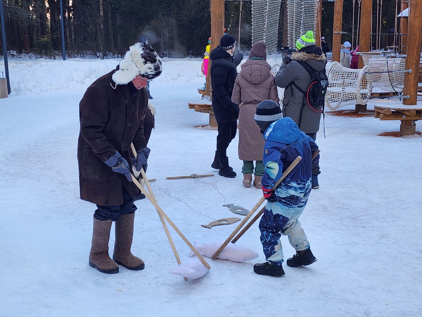 зима в подмосковье, парки подмосковья, фестиваль,