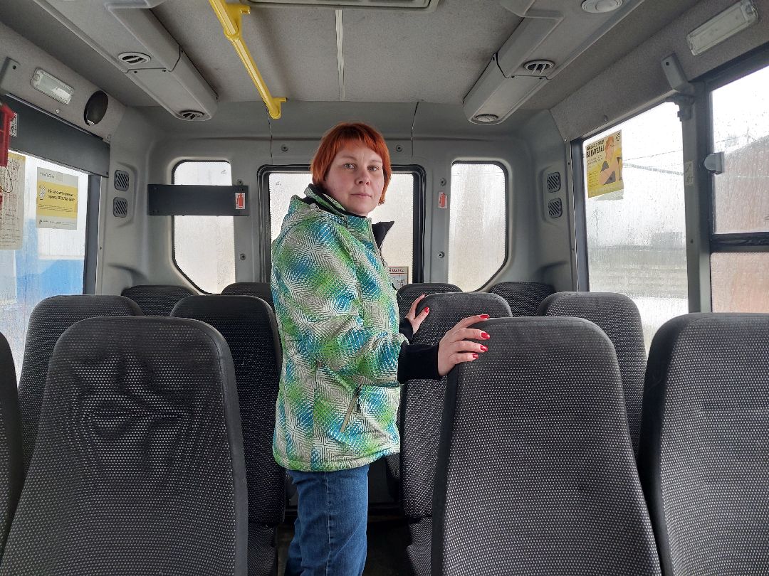 автобусы, водитель, женщина, работа