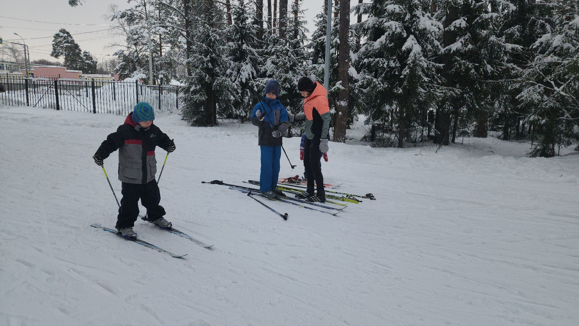 лыжная трасса, Егорьевск, Подмосковье, московская область,