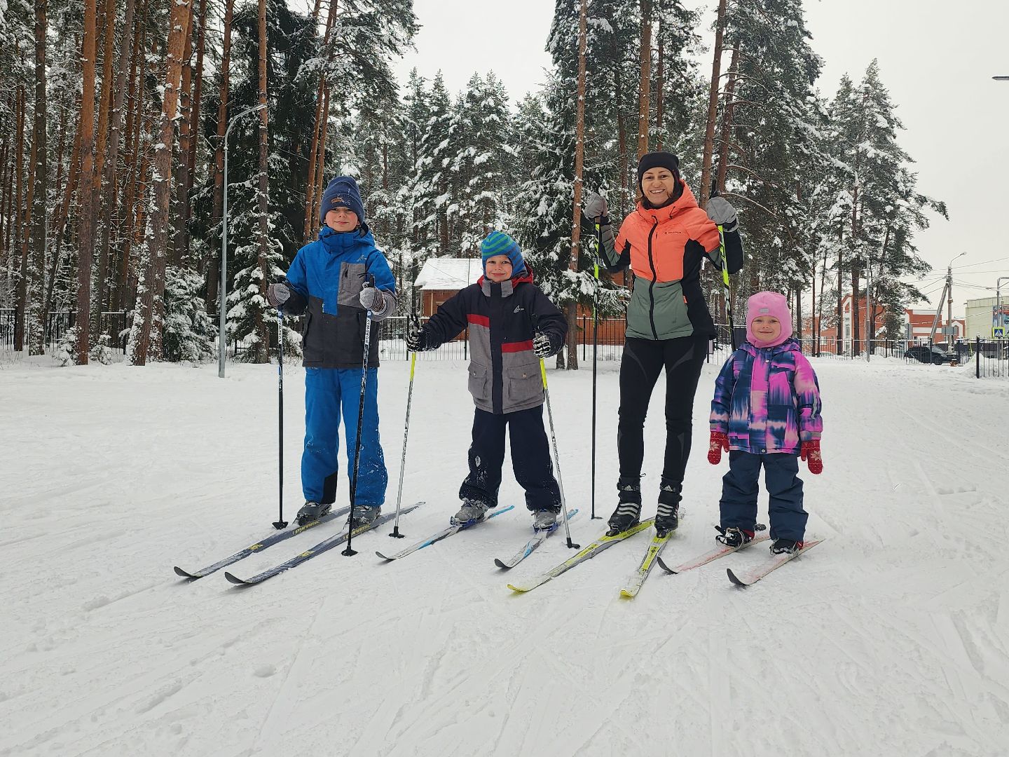 лыжная трасса, Егорьевск, Подмосковье, московская область,