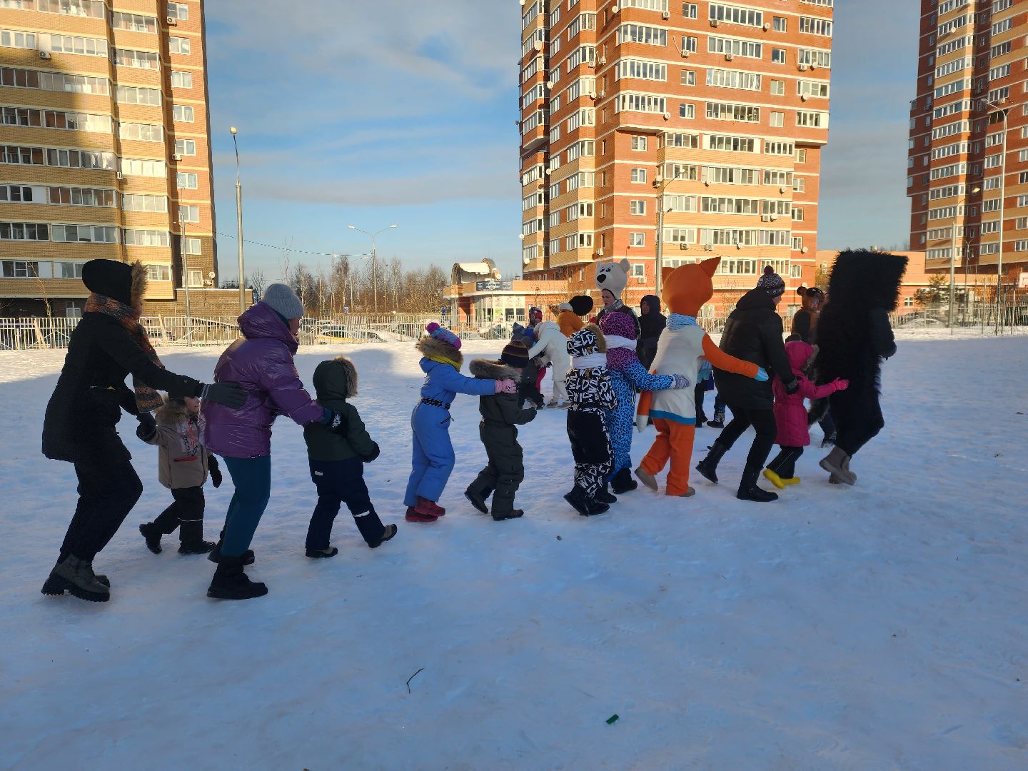 Звенигород, Зимние забавы, Праздник двора, Новый год во дворе,