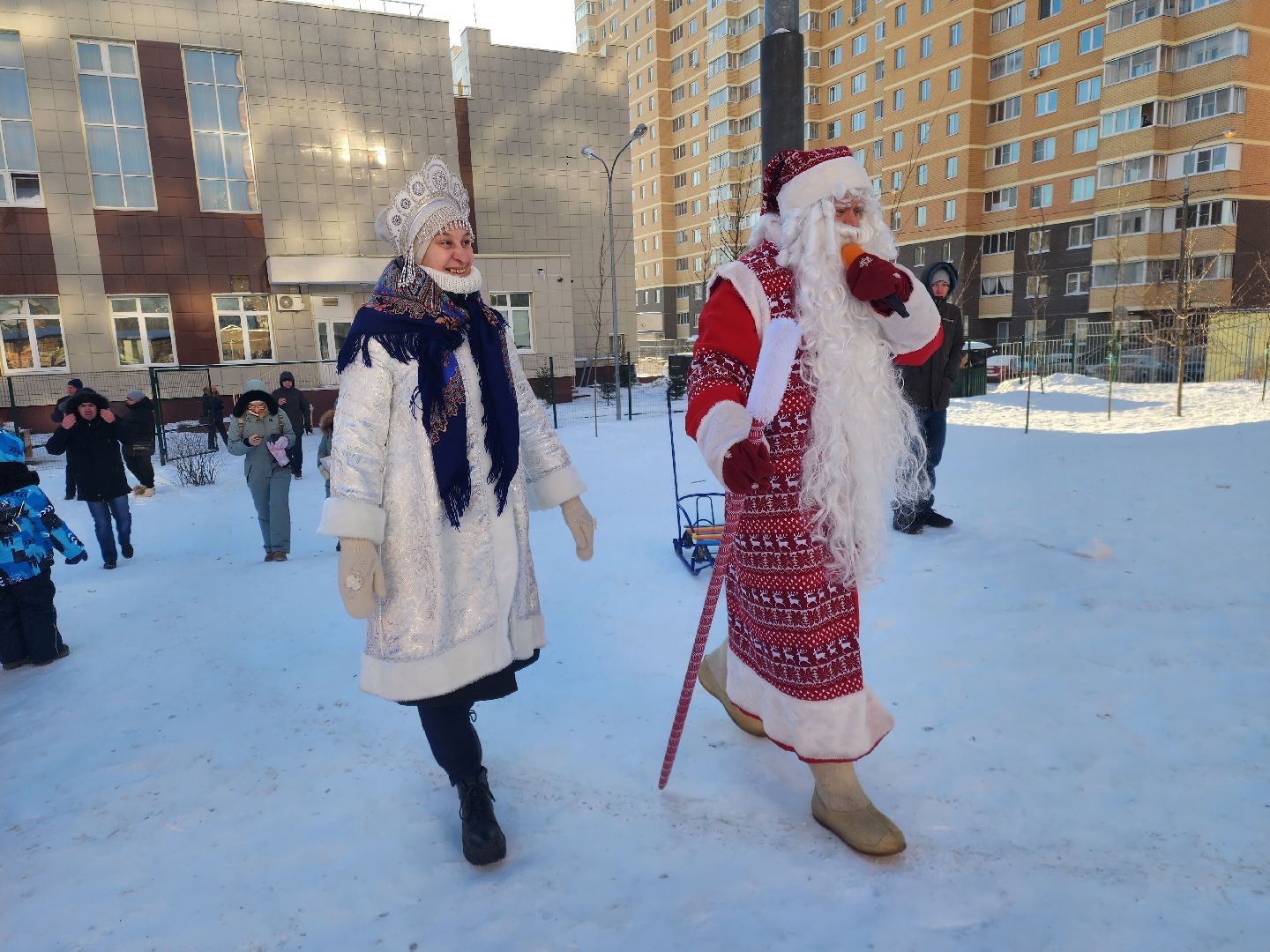 Звенигород, Зимние забавы, Праздник двора, Новый год во дворе,