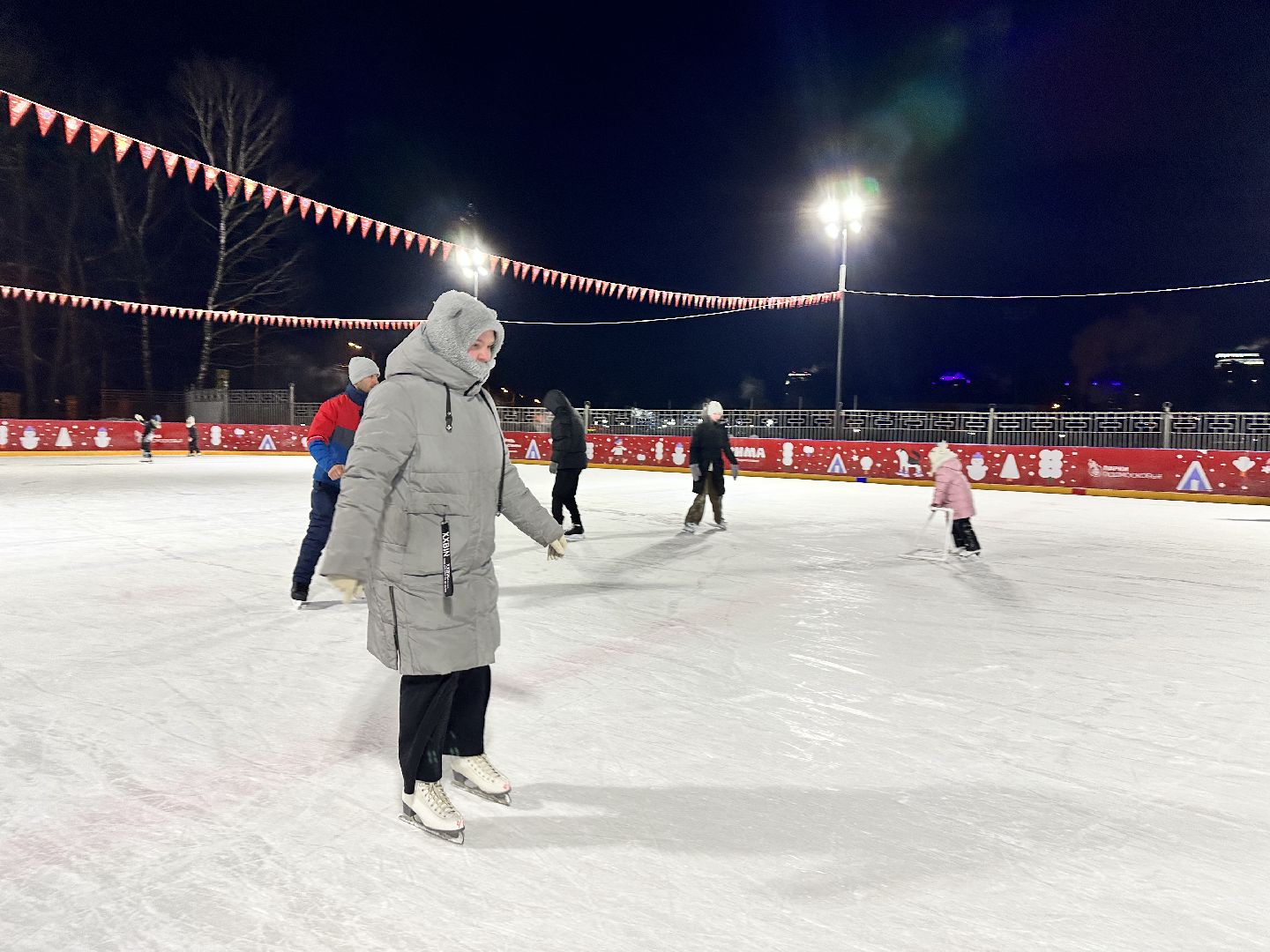 каток в парке, наро-фоминск,
