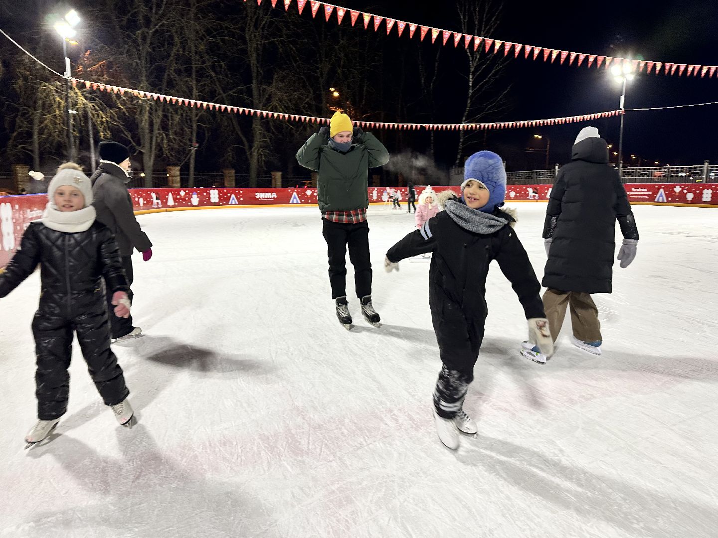 каток в парке, наро-фоминск,