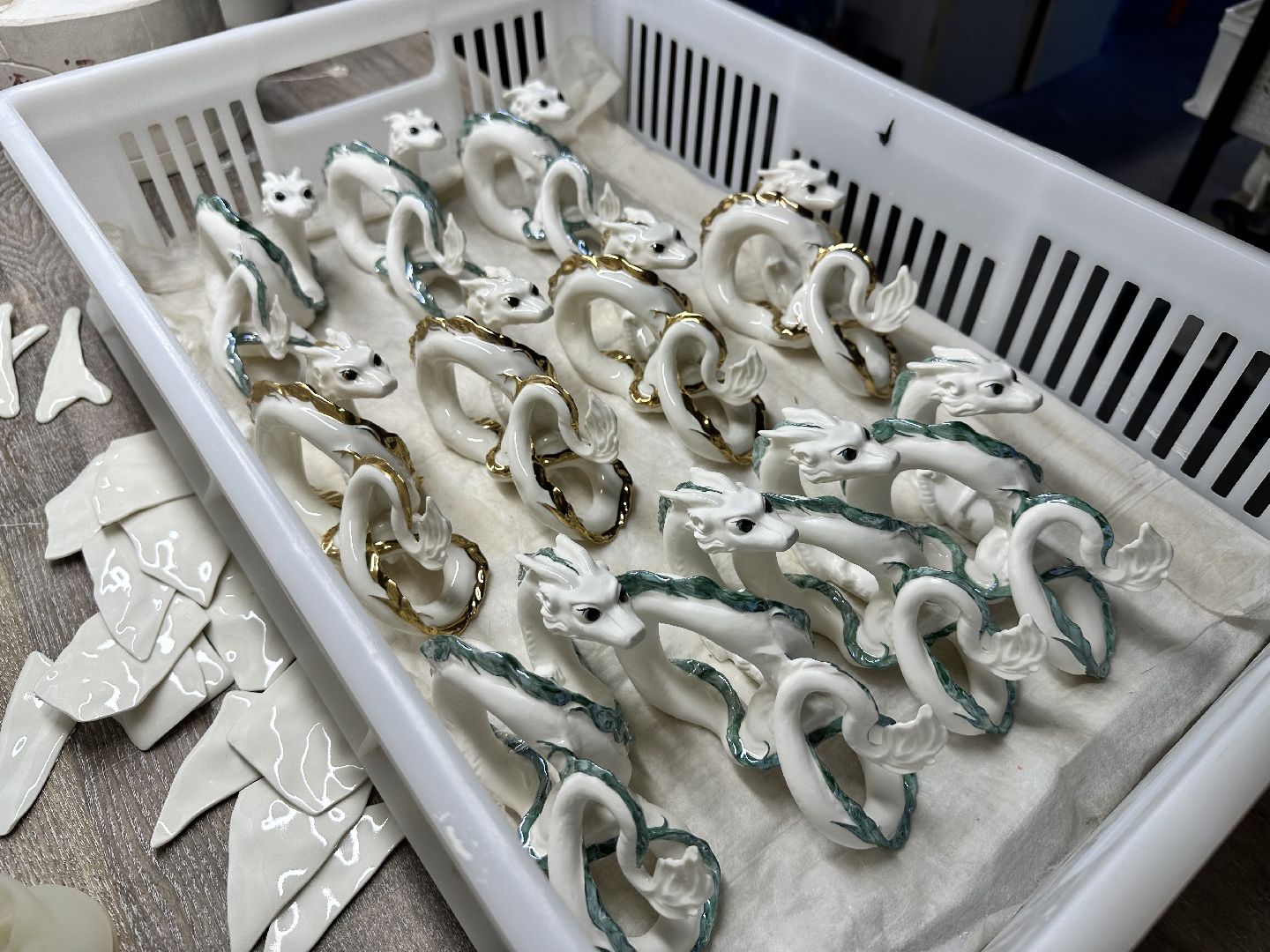 Сделано в Подмосковье, фарфор, предприниматель, ремесленник, дракон, украшения, Наро-Фоминск, год дракона