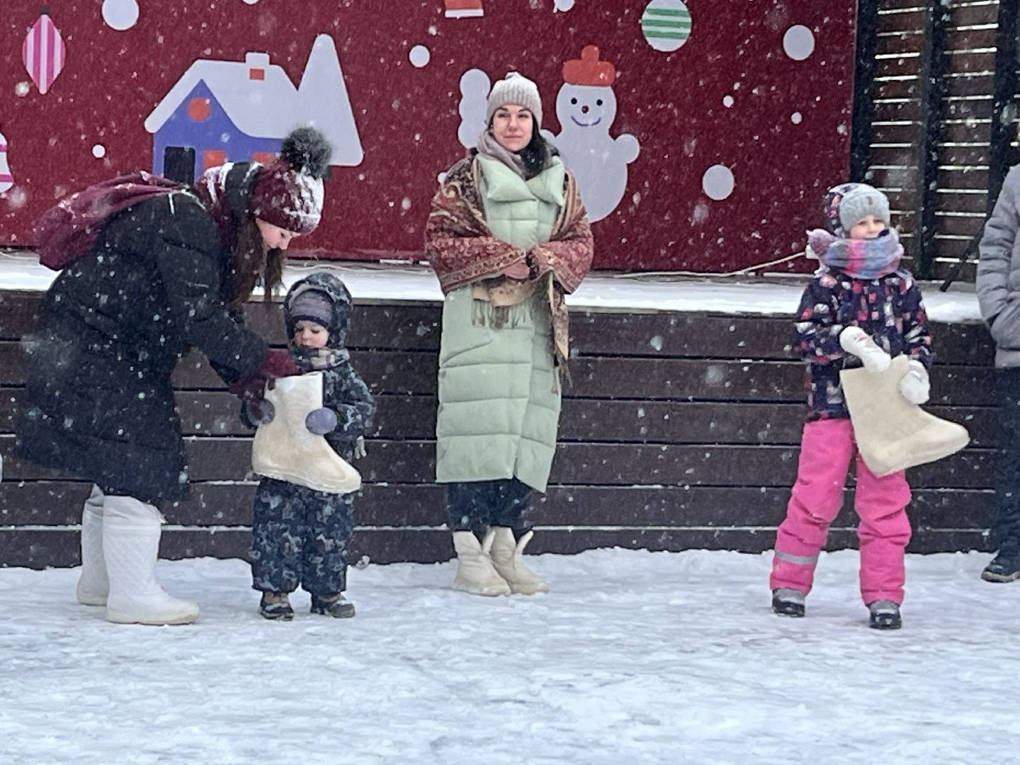 Коляда, Рождественский сочельник, зима в подмосковье, Праздник зимних чудес, центральный парк наро-фоминска,