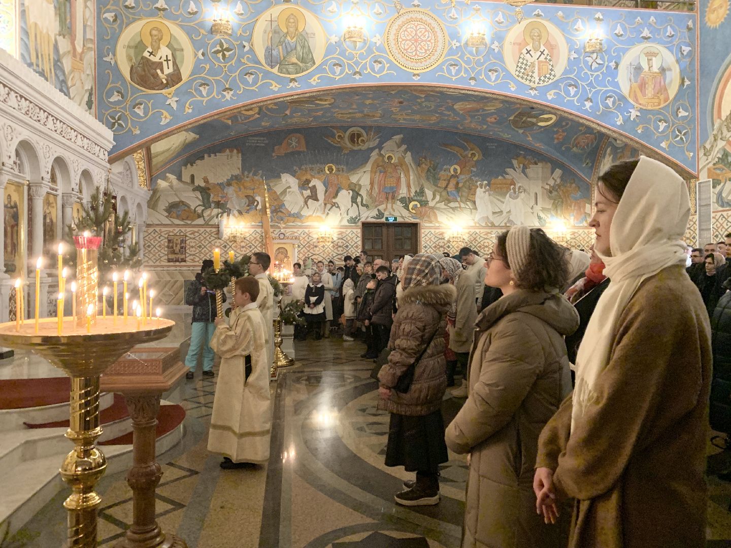 Балашиха, Подмосковье, Рождество Христово, Главный храм Росгвардии, рождественское чудо,