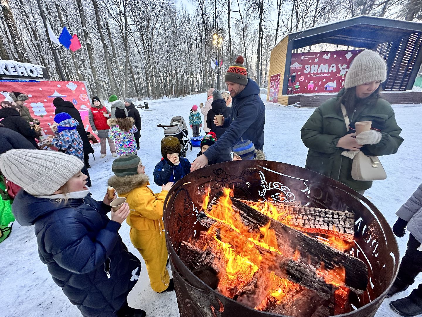 рождество, парки подмосковья, наро-фоминск,