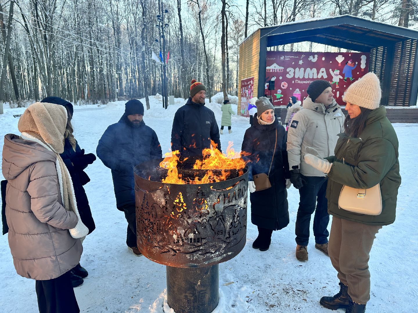рождество, парки подмосковья, наро-фоминск,