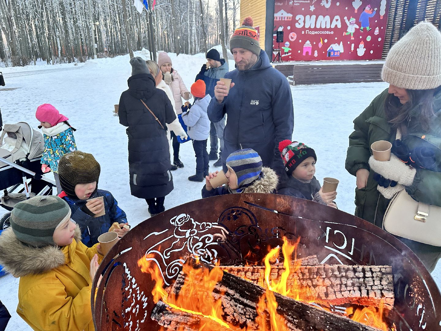 рождество, парки подмосковья, наро-фоминск,
