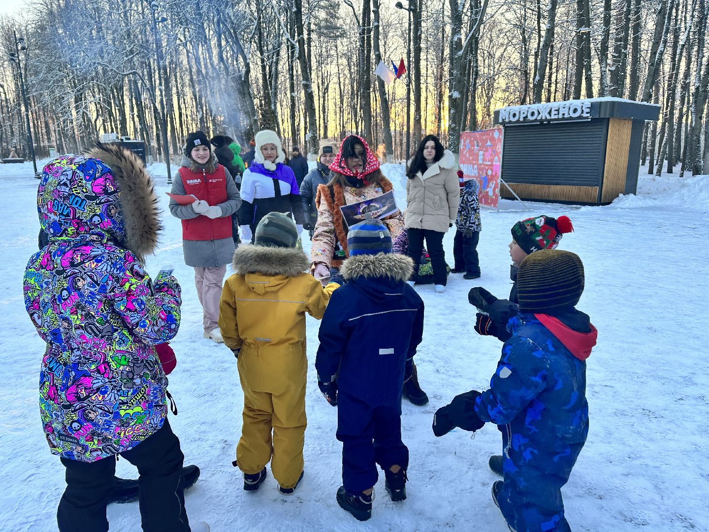 рождество, парки подмосковья, наро-фоминск,