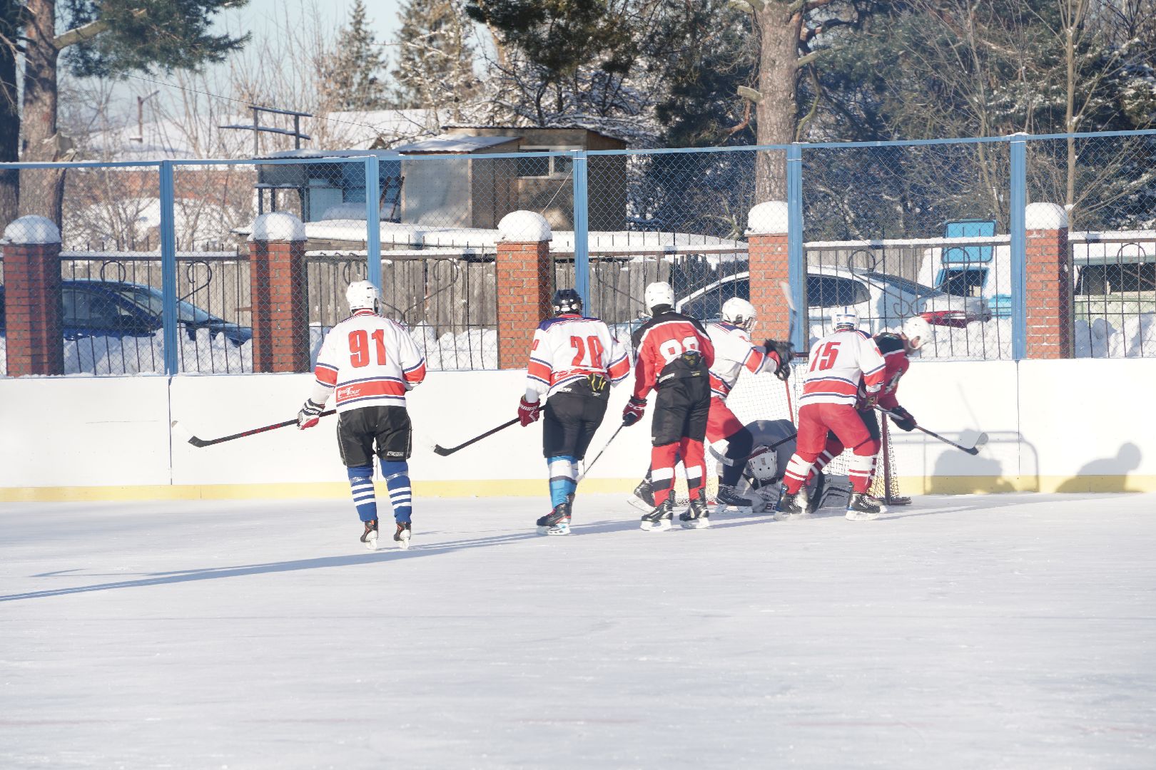 хоккей, чемпионат городского округа Шатура, Большая Шатура, Химик, Рошаль, Туголесский бор, спорт, зима в Подмосковье,