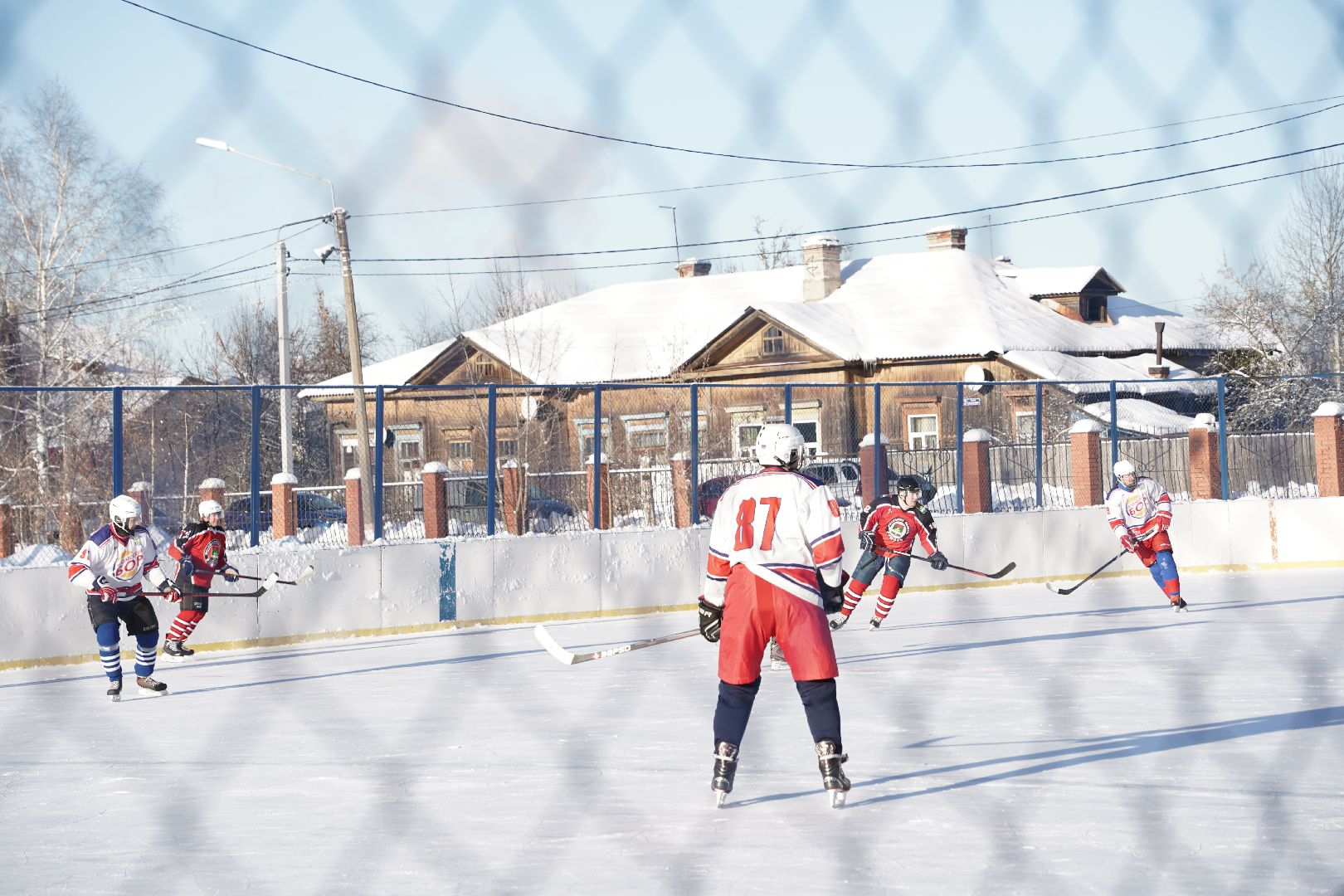 хоккей, чемпионат городского округа Шатура, Большая Шатура, Химик, Рошаль, Туголесский бор, спорт, зима в Подмосковье,