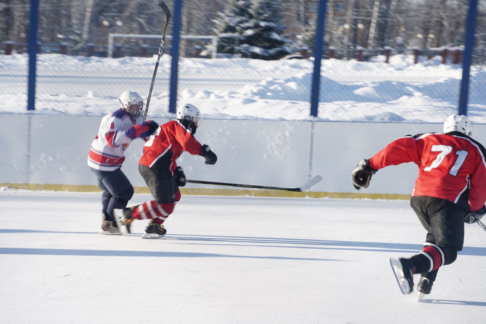 хоккей, чемпионат городского округа Шатура, Большая Шатура, Химик, Рошаль, Туголесский бор, спорт, зима в Подмосковье,