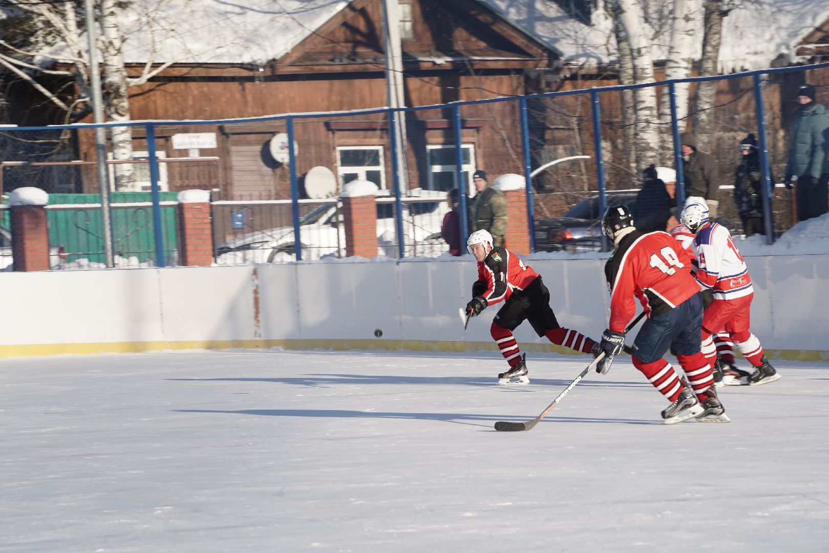 хоккей, чемпионат городского округа Шатура, Большая Шатура, Химик, Рошаль, Туголесский бор, спорт, зима в Подмосковье,