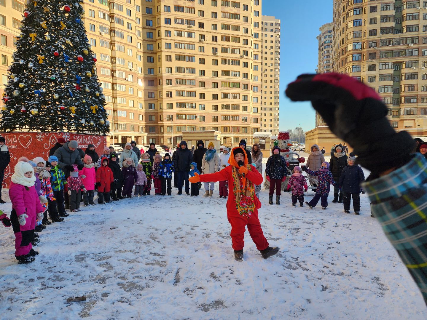 раменское, культура, новогодняя праздничная программа на Северном шоссе,